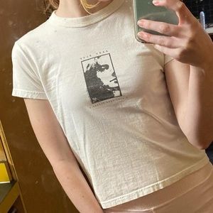 ☕️ Brandy Melville Graphic Baby Tee